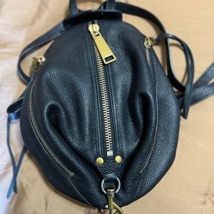 Rebecca Minkoff Medium Julian Backback with two tone hardware.